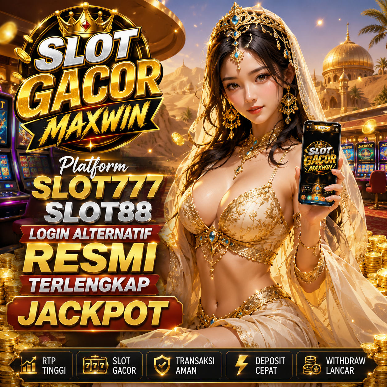 Thumbnail 1 of 3, Poster, SLOT GACOR MAXWIN Platform Situs SLOT777 SLOT88 Login Alternatif Resmi Terlengkap JACKPOT designed and sold by SLOT GACOR MAXWIN.